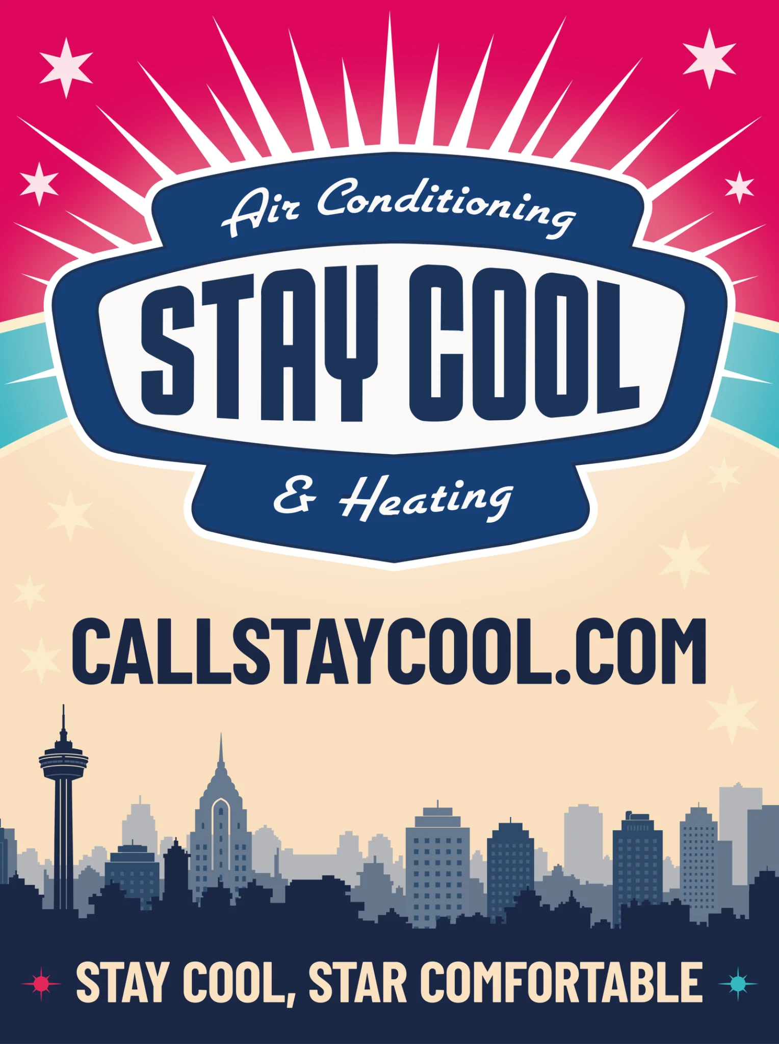 Diseño de la parte posterior del wrap Stay Cool
