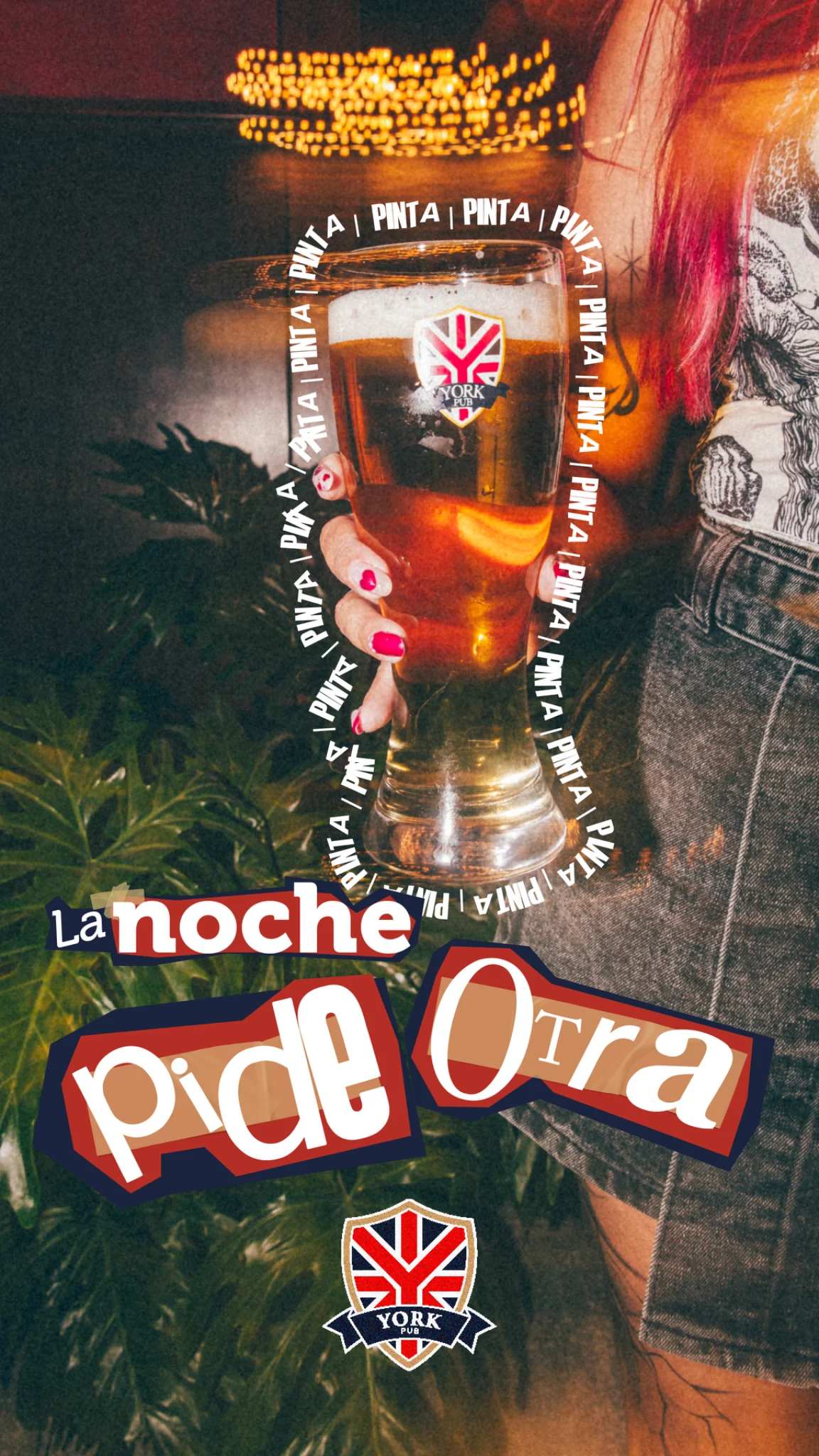 Historia de pinta de York Pub